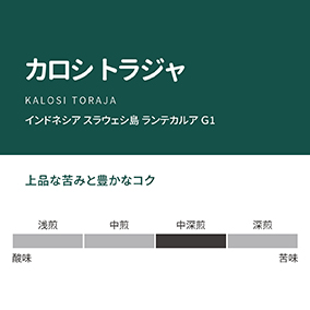 カロシ トラジャ　100g 詳細画像