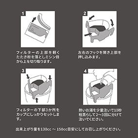 ドリップカフェ ブルーマウンテンブレンド　1箱（12g×5袋） 詳細画像