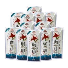 可否茶館 アイスコーヒー パウチタイプ 無糖（12本入り／1ケース）