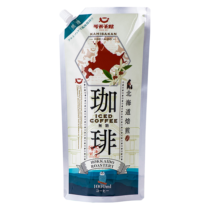 可否茶館 アイスコーヒー パウチタイプ 無糖 詳細画像 1本 1